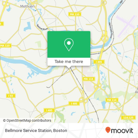 Mapa de Bellmore Service Station