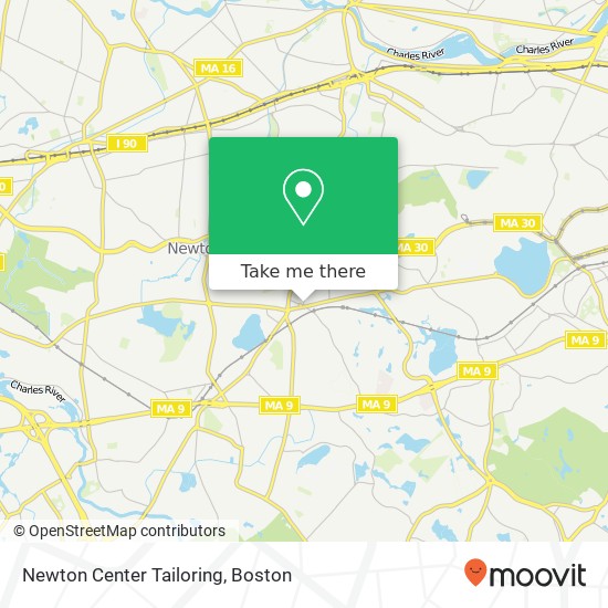 Newton Center Tailoring map