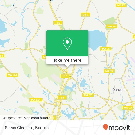 Servis Cleaners map