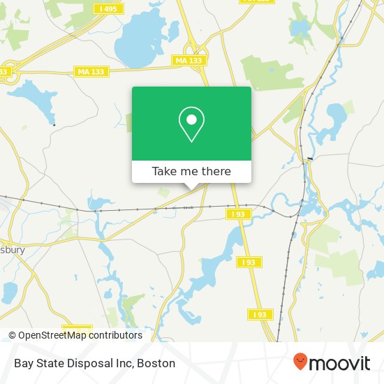 Bay State Disposal Inc map