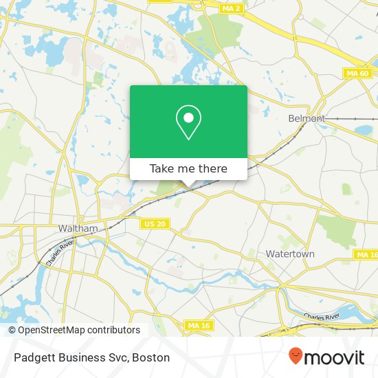 Padgett Business Svc map