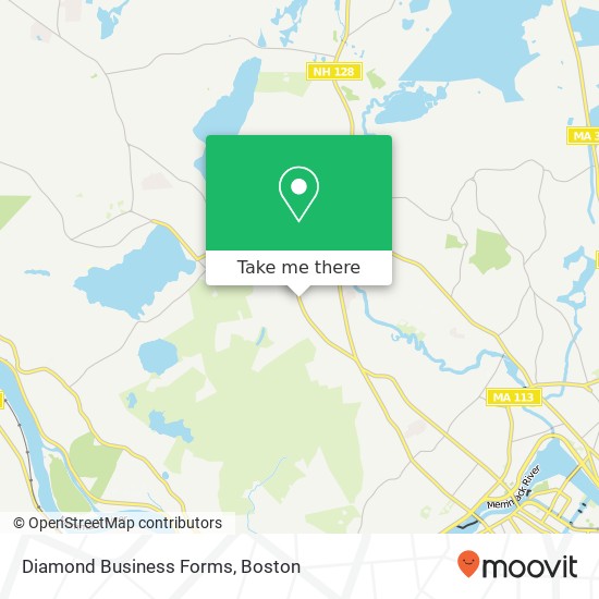 Mapa de Diamond Business Forms