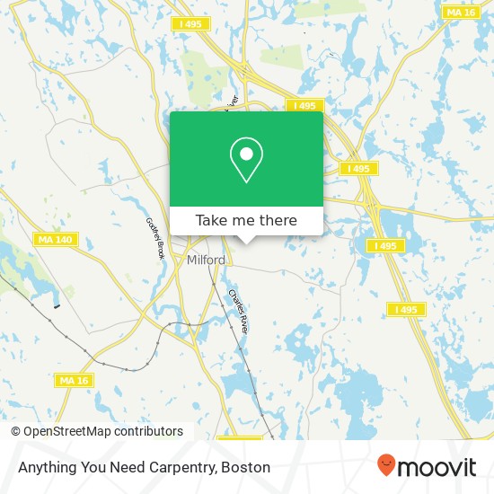 Anything You Need Carpentry map