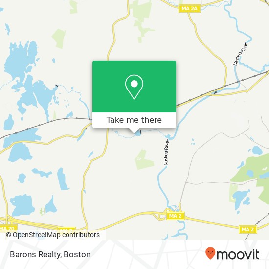 Barons Realty map