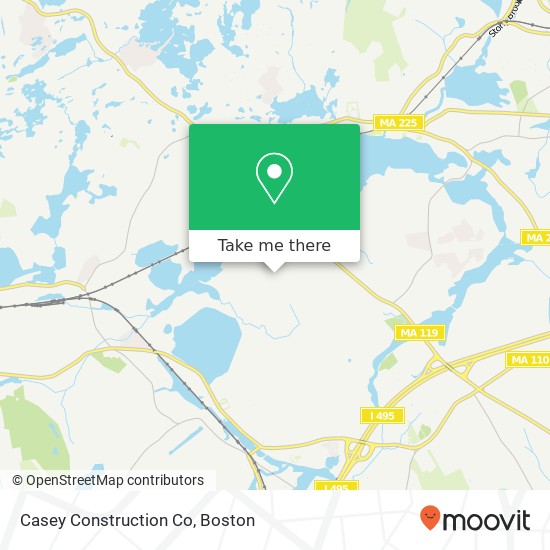 Casey Construction Co map