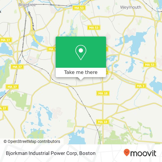 Bjorkman Industrial Power Corp map