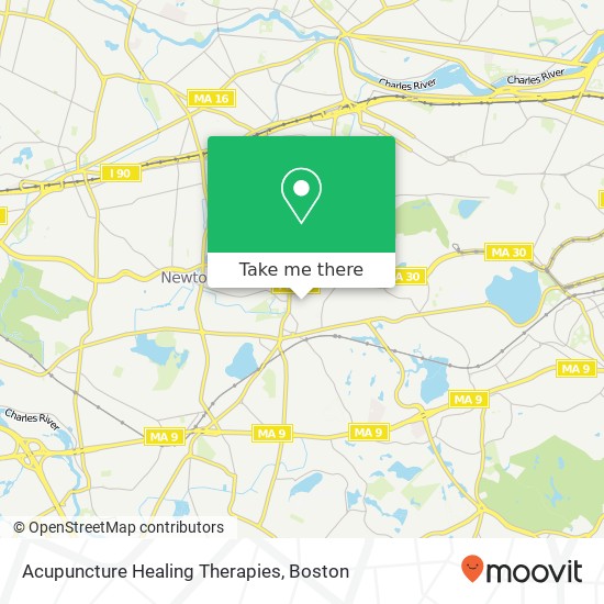 Mapa de Acupuncture Healing Therapies