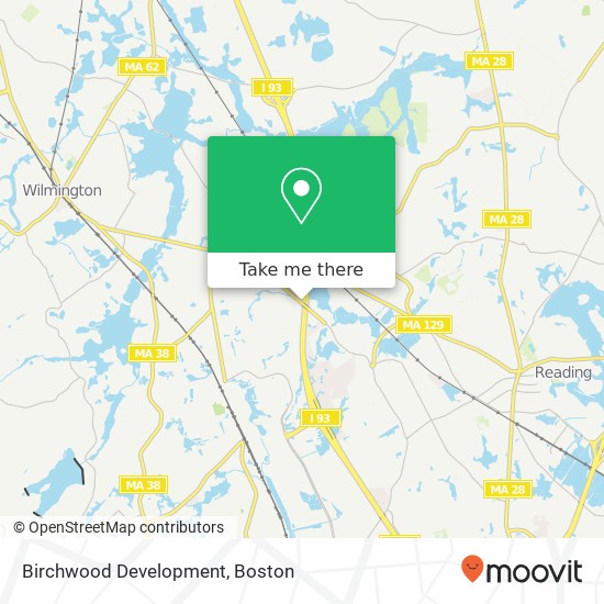 Mapa de Birchwood Development