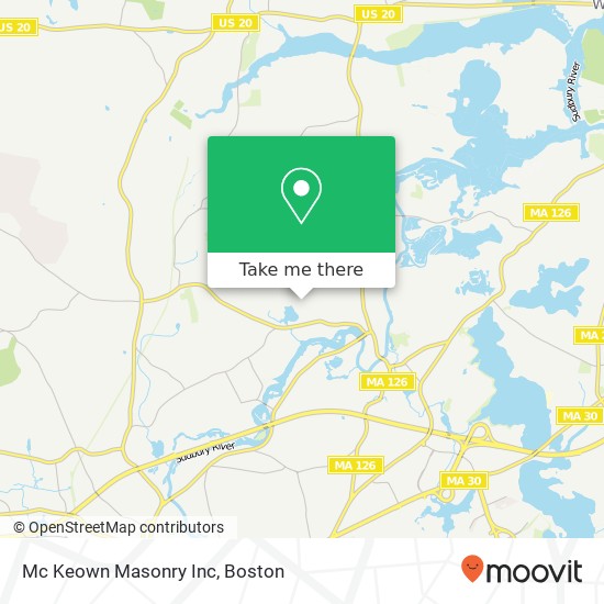 Mc Keown Masonry Inc map