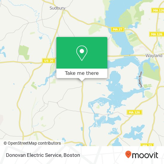 Mapa de Donovan Electric Service
