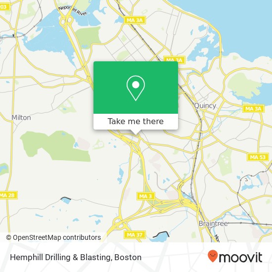 Hemphill Drilling & Blasting map