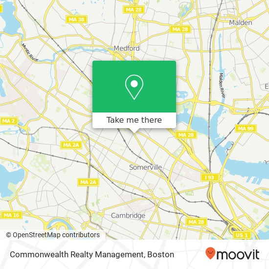 Commonwealth Realty Management map