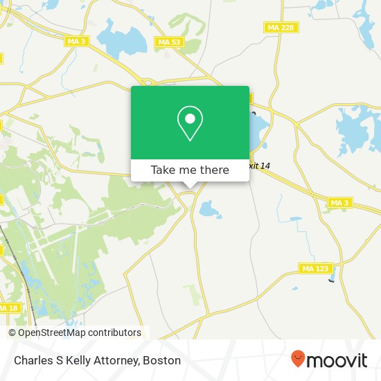 Charles S Kelly Attorney map