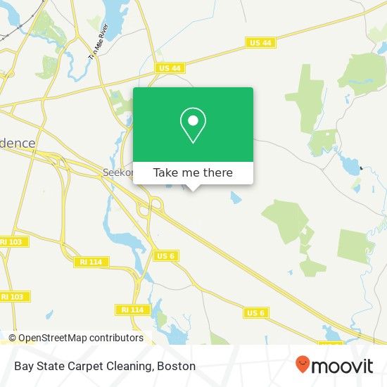 Mapa de Bay State Carpet Cleaning