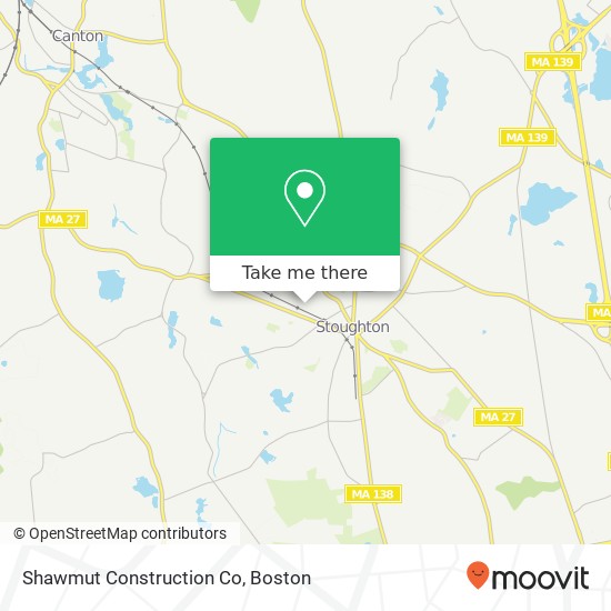 Shawmut Construction Co map