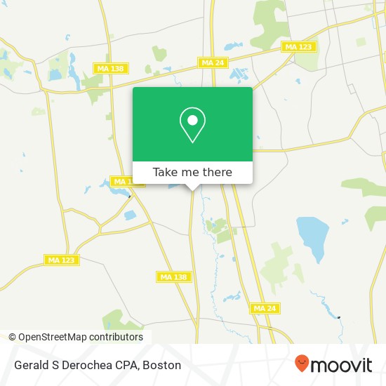 Gerald S Derochea CPA map