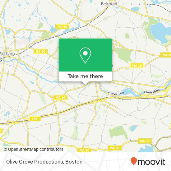 Olive Grove Productions map