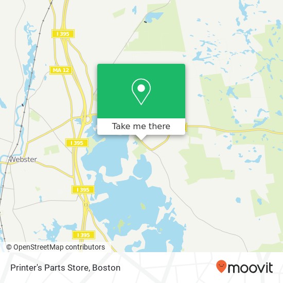 Mapa de Printer's Parts Store
