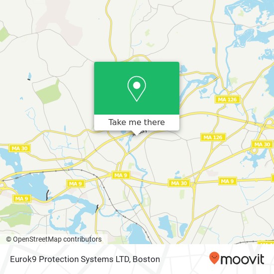 Mapa de Eurok9 Protection Systems LTD