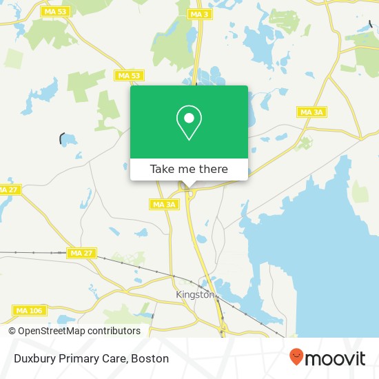 Duxbury Primary Care map