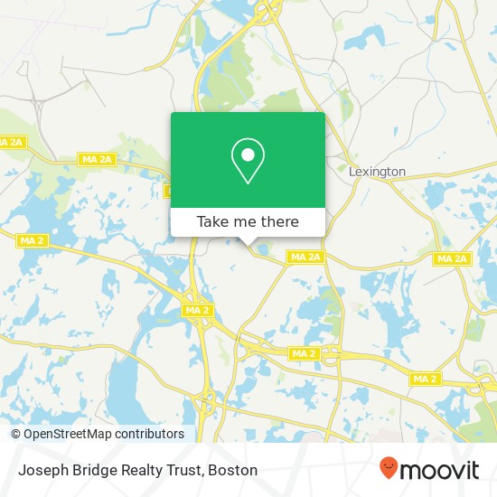 Mapa de Joseph Bridge Realty Trust