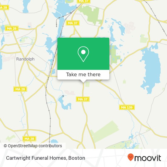 Cartwright Funeral Homes map