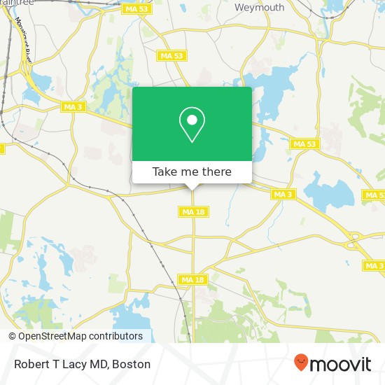 Robert T Lacy MD map