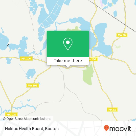 Mapa de Halifax Health Board