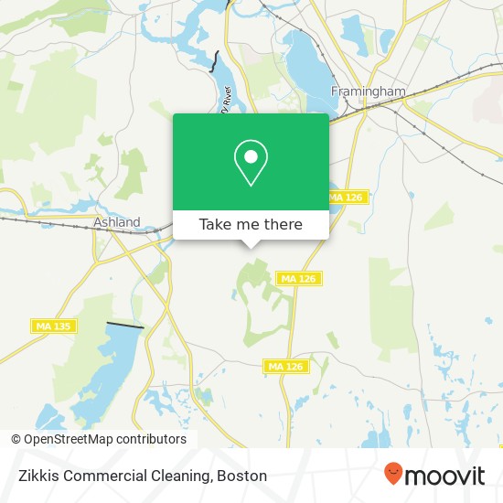 Zikkis Commercial Cleaning map