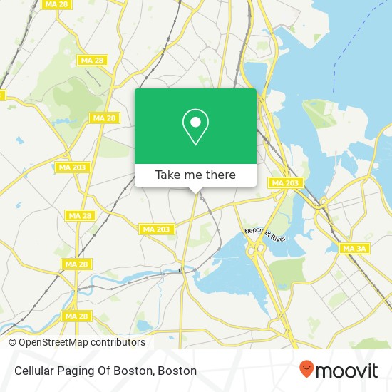 Cellular Paging Of Boston map