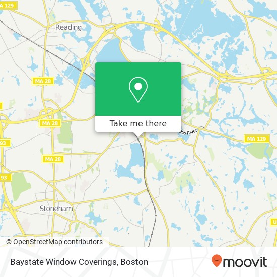 Baystate Window Coverings map