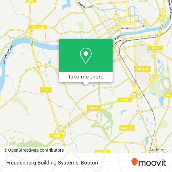 Freudenberg Building Systems map