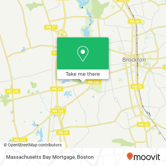 Mapa de Massachusetts Bay Mortgage