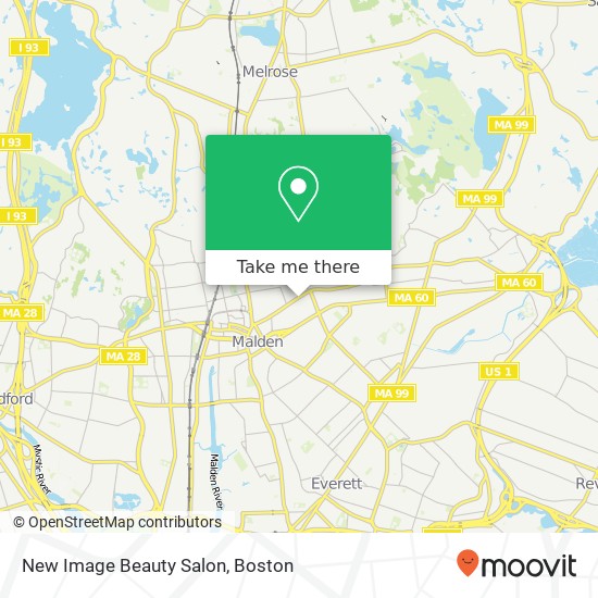 Mapa de New Image Beauty Salon