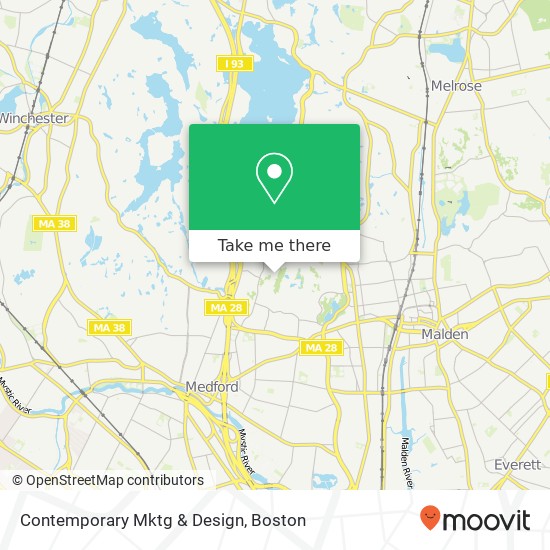 Mapa de Contemporary Mktg & Design