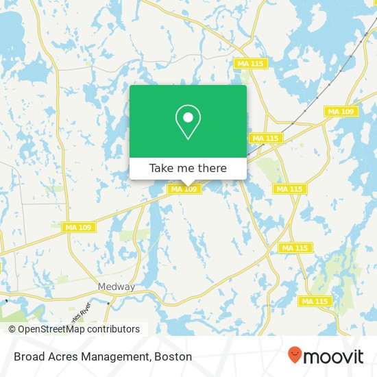 Mapa de Broad Acres Management