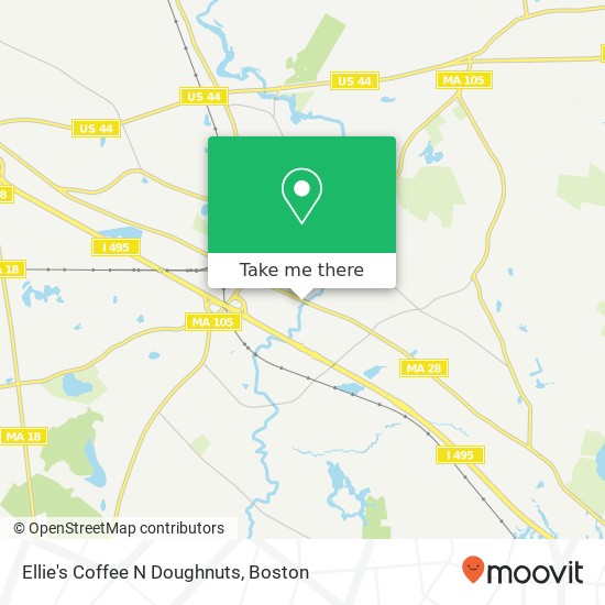 Ellie's Coffee N Doughnuts map