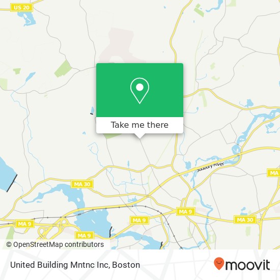 Mapa de United Building Mntnc Inc