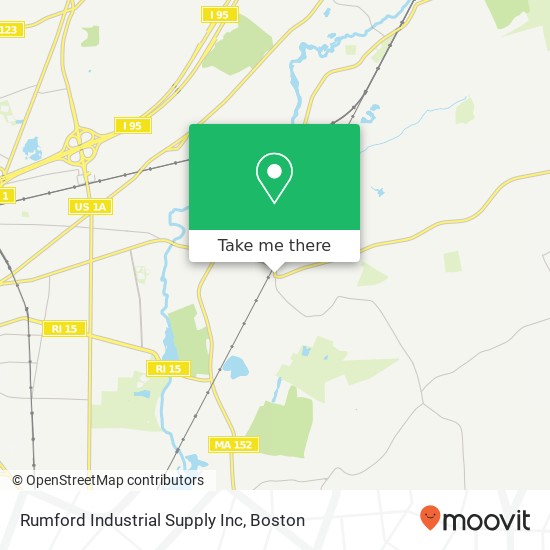 Mapa de Rumford Industrial Supply Inc