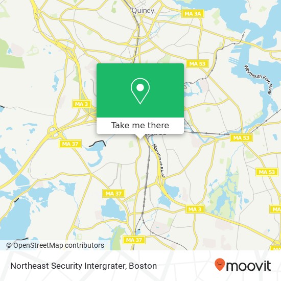 Northeast Security Intergrater map