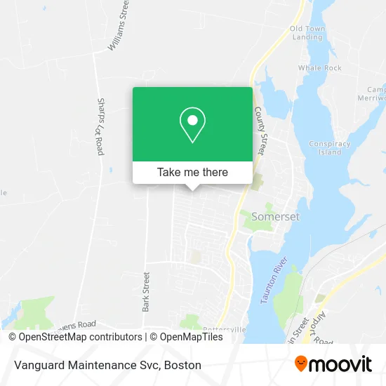 Vanguard Maintenance Svc map