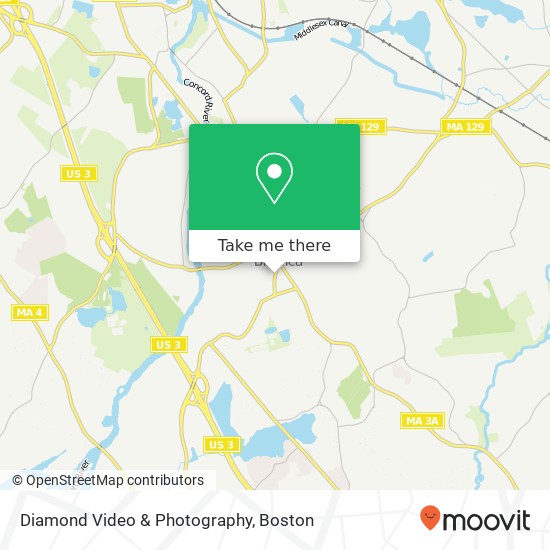 Diamond Video & Photography map