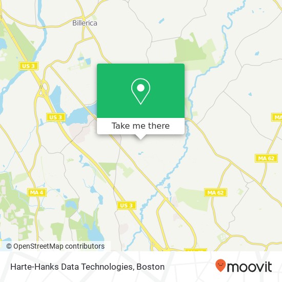 Mapa de Harte-Hanks Data Technologies