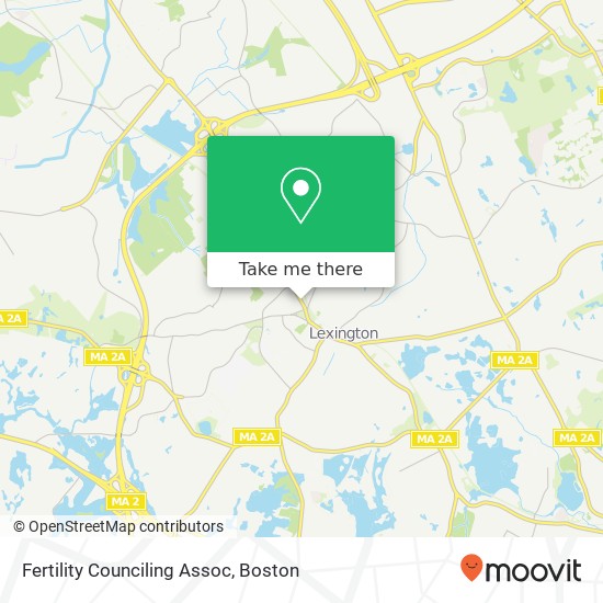 Fertility Counciling Assoc map