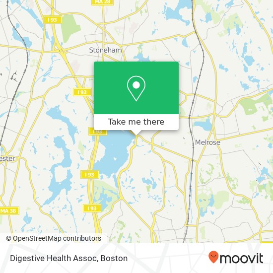 Mapa de Digestive Health Assoc