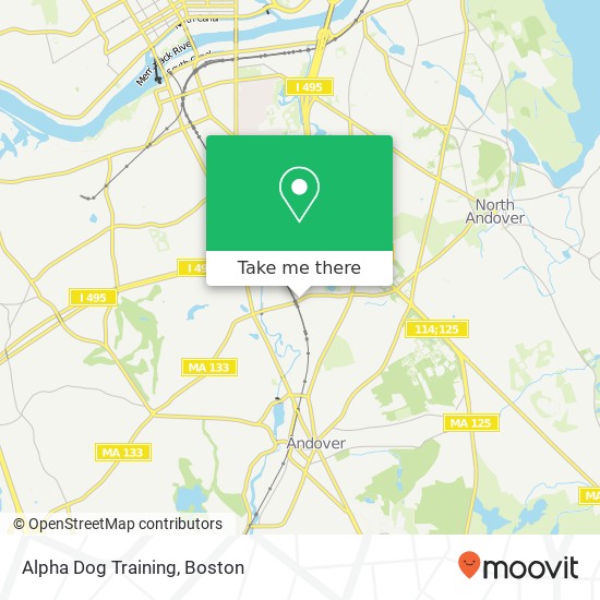 Alpha Dog Training map