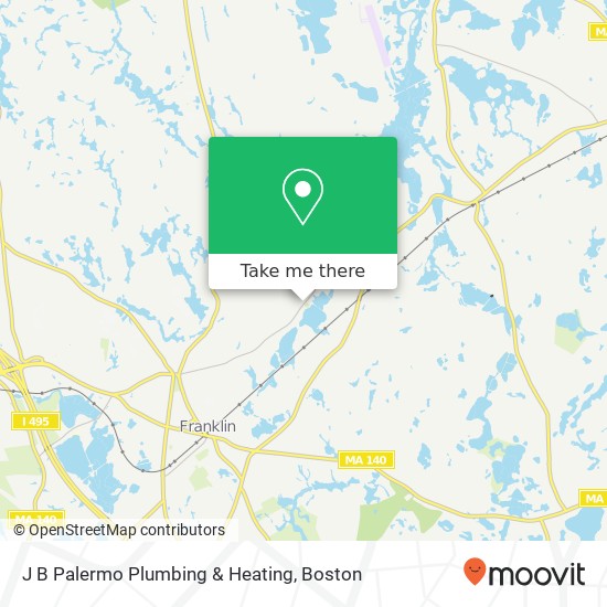 Mapa de J B Palermo Plumbing & Heating