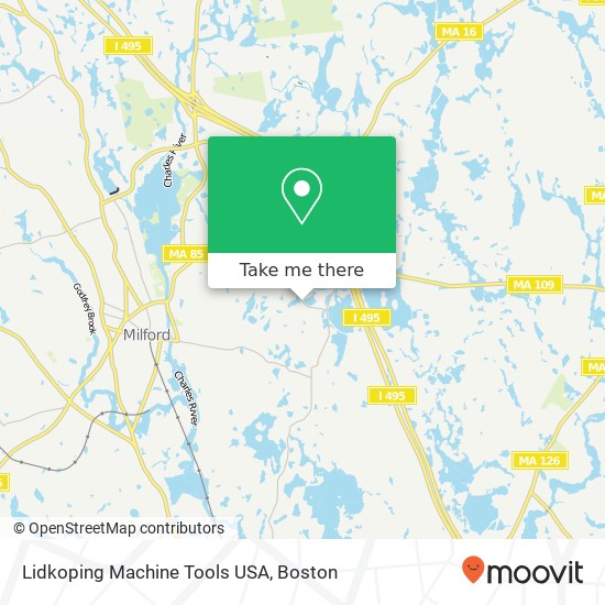 Mapa de Lidkoping Machine Tools USA