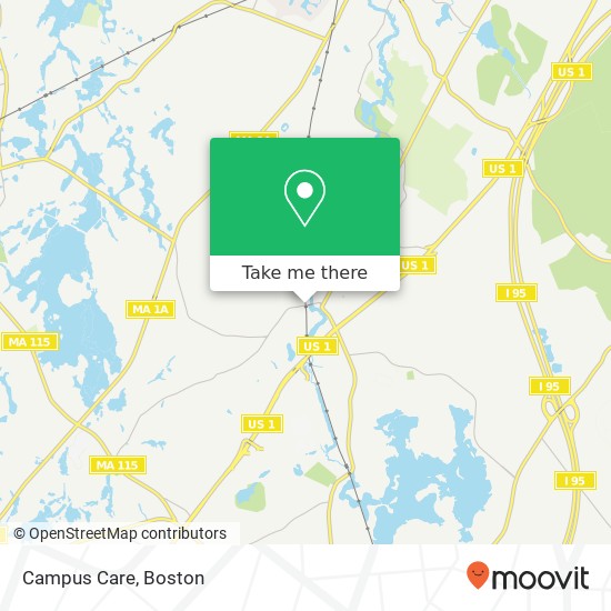 Campus Care map