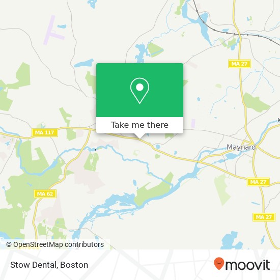 Stow Dental map